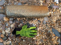 Second suspected bomb found on beach