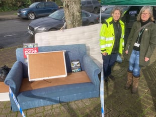 Fly-tipping event raises awareness in Dartmouth