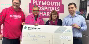 Persimmon Homes Donates £3,000 to Plymouth Hospitals Charity