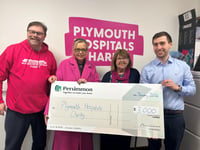 Persimmon Homes Donates £3,000 to Plymouth Hospitals Charity