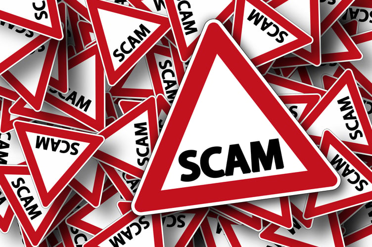 Scam traffic signs