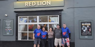 Devon pub's  epic  walk raises  over £6,000 for Poppy Appeal 