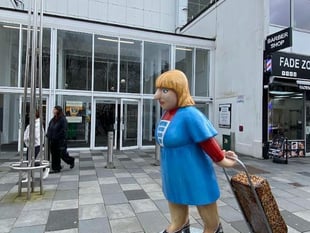 Beryl Cook's 'Hips and Chips' joins art trail
