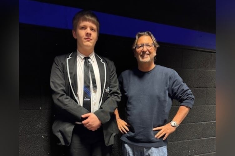 Mitch Tonks inspires Dartmouth Academy pupils.