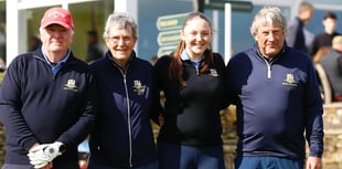 Quartet of Thurlestone GC captains get the ball rolling