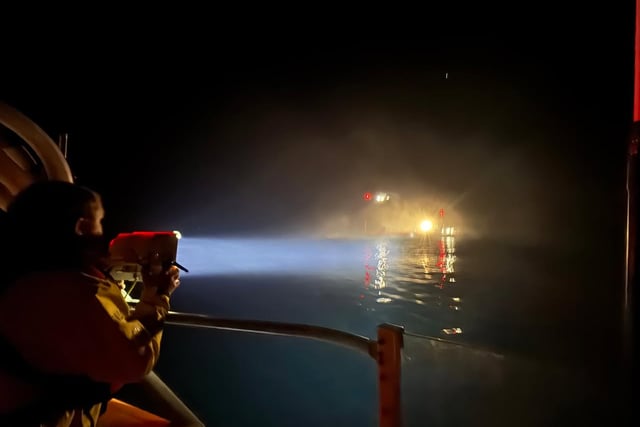 Salcombe lifeboat responds to emergency at sea