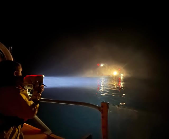 Salcombe lifeboat responds to emergency at sea
