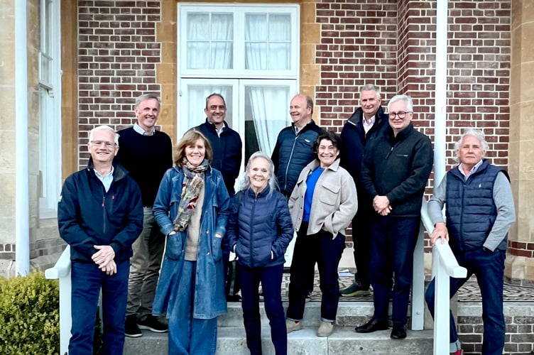 The Cliff House Trust board, including six new members (Image courtesy: Amir Fitzhugh).
