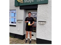 Harry Edwards runs Plymouth Half Marathon for dementia charity