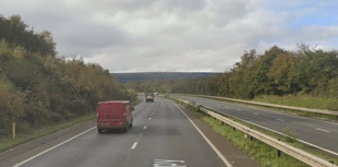 Overturned trailer causing delays on A38 