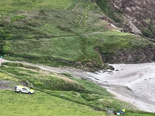 Royal Navy runner injured during memorial run at Westcombe Beach