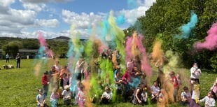 Cornwood Primary School's Colour Run raises funds for pool repair