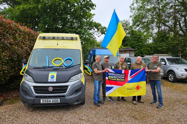 Ukrainian charity reaches milestone with 100th vehicle sent