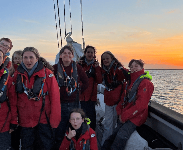 Dartmouth pupils' 102-mile sailing success