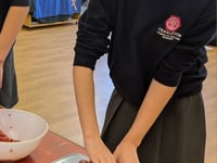 Charleton CofE Academy pupils master culinary skills in cooking club