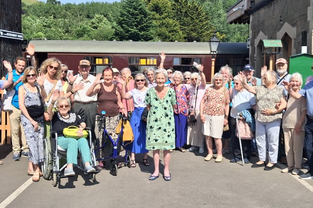 Kingsbridge Memory Club's day out on railway