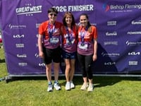 Sue Curry and daughters raise £12k for MND after Great West Run