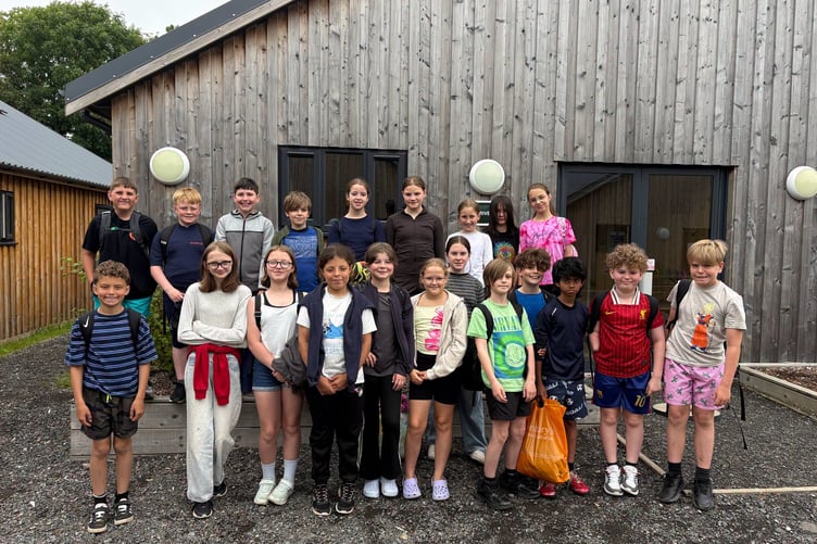 The Year 6 pupils in North Devon