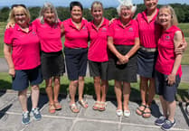 Dartmouth and Thurlestone Golf Club ladies in team action