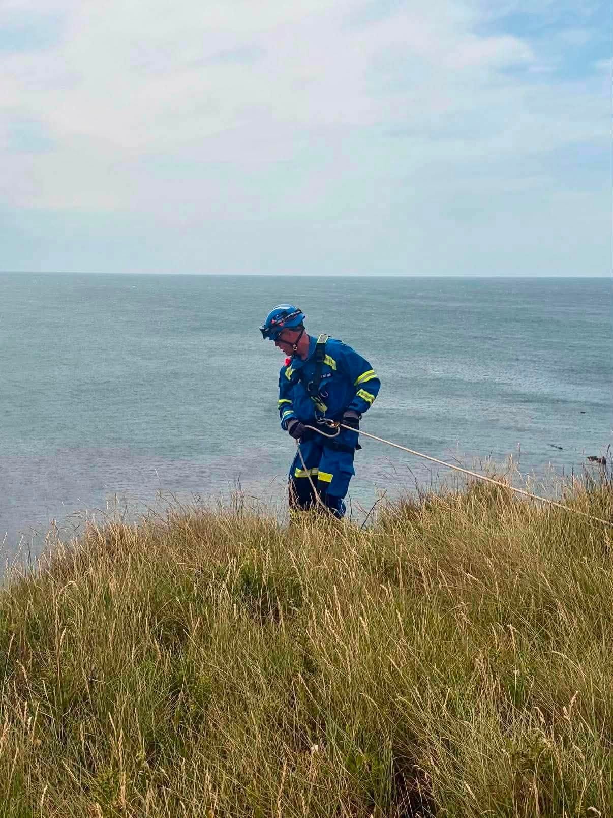 Kingsbridge Coastguard rescue Injured Walker