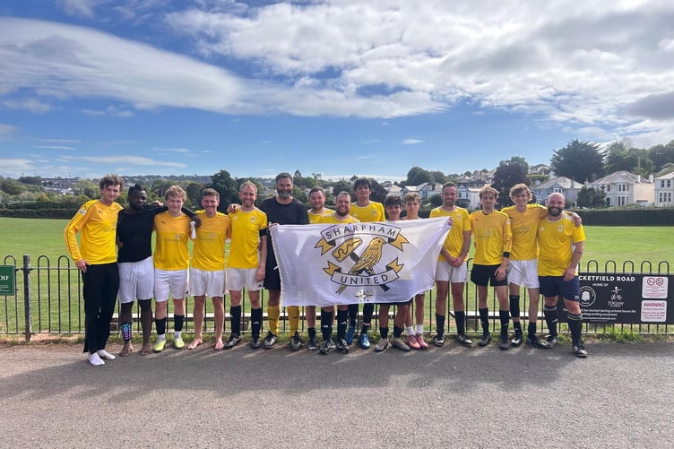 Sharpham United after opening day win