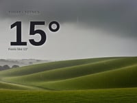 Totnes: heavy rain, high of 15°C on Thursday
