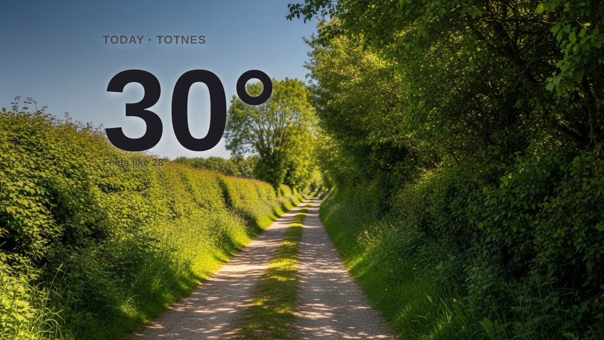 Sunny skies for Totnes today - here's what to expect